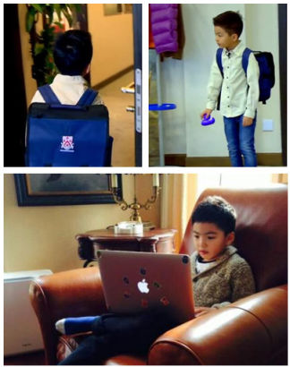 背德威英國國際學校書包的威廉