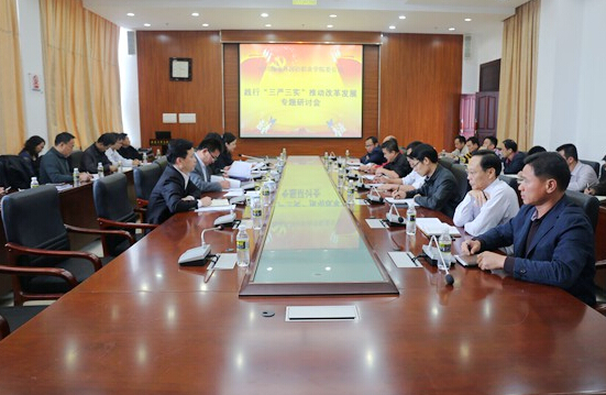 海南外國語職業學院舉行“三嚴三實”學習研討會