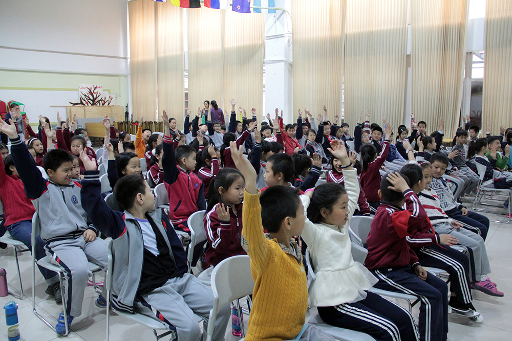 北京市力邁中美(國際)學校環保講座