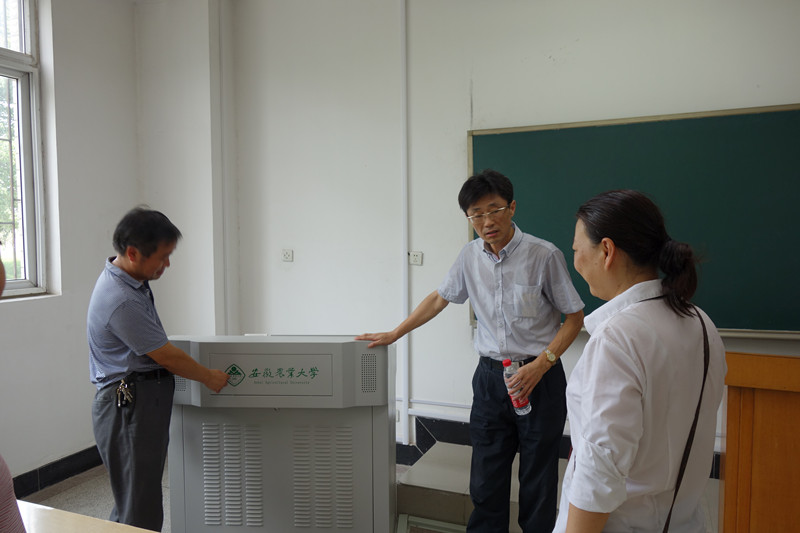 安徽農業大學副校長韓軍帶隊檢查新學期工作情況