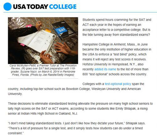 關(guān)于VCE學(xué)生申請(qǐng)美國(guó)部分知名大學(xué) 你不知道的利好政策