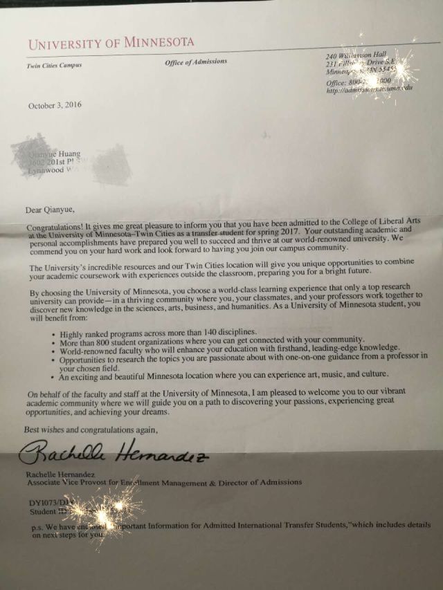 格瑞思國際學校畢業生美國社區大學轉學成果展示