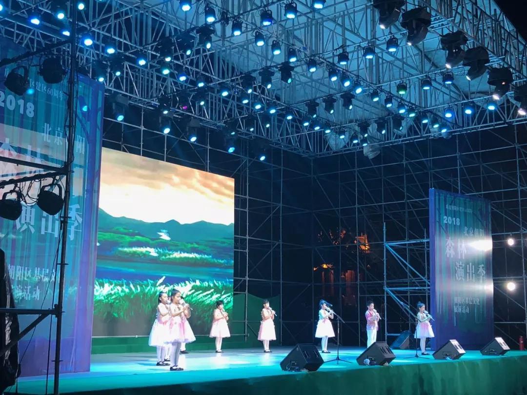 回饋社區(qū),北京愛迪學(xué)校萌娃點(diǎn)亮朝陽區(qū)基層文化展演