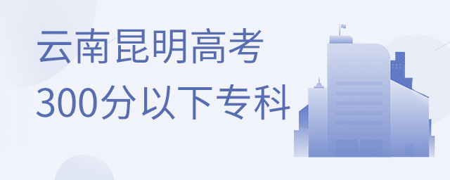 云南昆明高考300分以下的專科學(xué)校