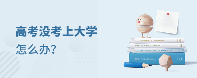 高考沒考上大學(xué),怎么辦