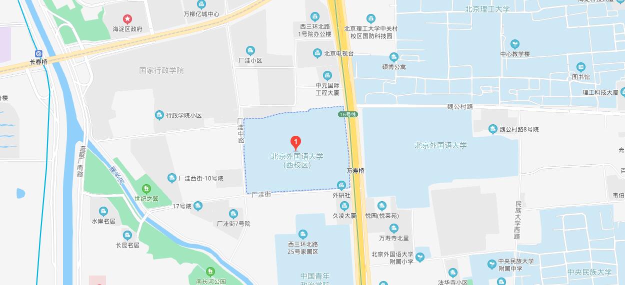 北京外國語大學國際課程中心地址