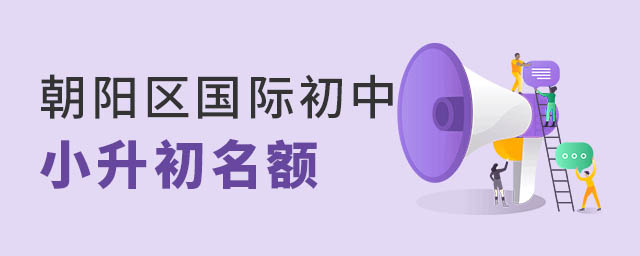 朝陽區(qū)國際初中小升初名單