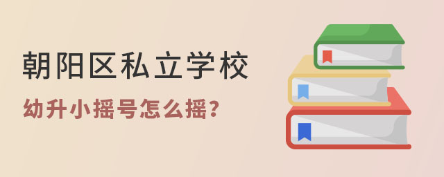 北京朝陽區私立學校幼升小搖號怎么搖