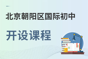北京朝陽區國際初中開設課程