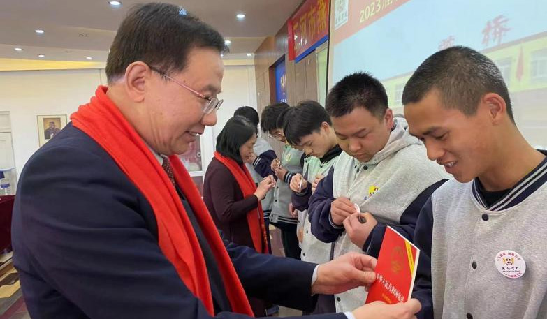 三河市燕郊劍橋學校百日誓師活動