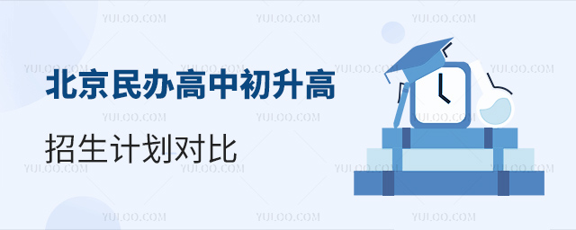 北京民辦高中初升高招生計劃對比