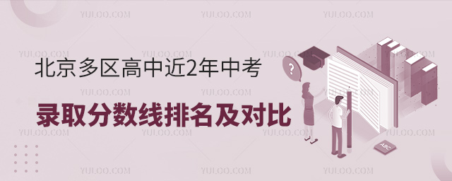 北京多區高中近2年中考錄取分數線排名及對比