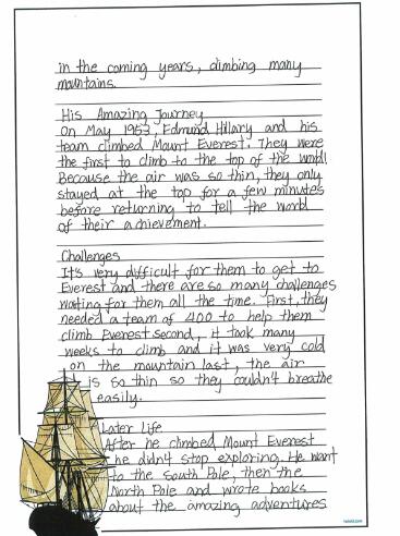 北京市順義區(qū)諾德安達學(xué)校英文寫作