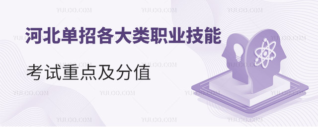 河北單招各大類職業技能考試重點及分值