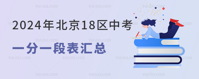 2024年北京18區(qū)中考一分一段表匯總,附往年分?jǐn)?shù)線與擇校方案