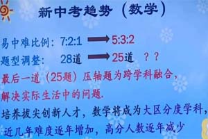 網(wǎng)傳北京中考數(shù)學(xué)又要改?2025年中考改革有哪些新變化?