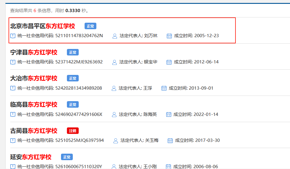 民辦學校資質查詢步驟
