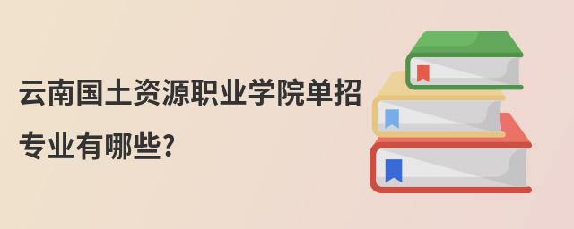 云南國土資源職業(yè)學院單招專業(yè)有哪些?