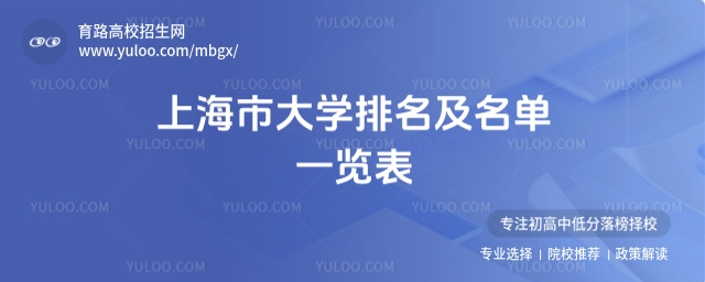 最新!2025上海市大學(xué)排名及名單一覽表