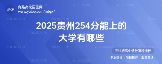 2025貴州254分能上的大學(xué)推薦