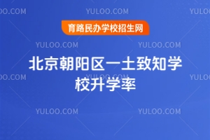 北京朝陽區一土致知學校升學率