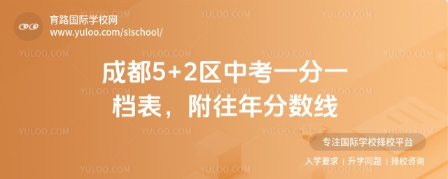 成都5+2區中考一分一檔表