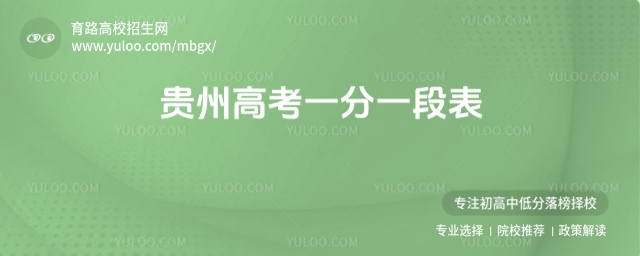 2025年貴州高考一分一段表