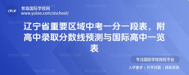 遼寧省中考一分一段表