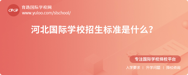 2025年河北國際學校招生標準