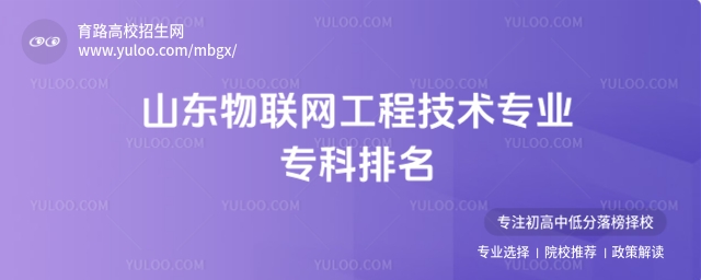 山東物聯網工程技術專業專科排名