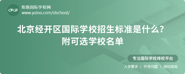 2025年北京經開區國際學校招生標準
