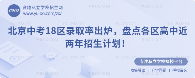 北京中考18區錄取率