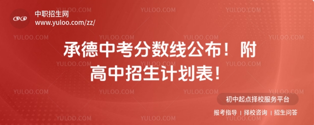 2025年承德中考分數線公布