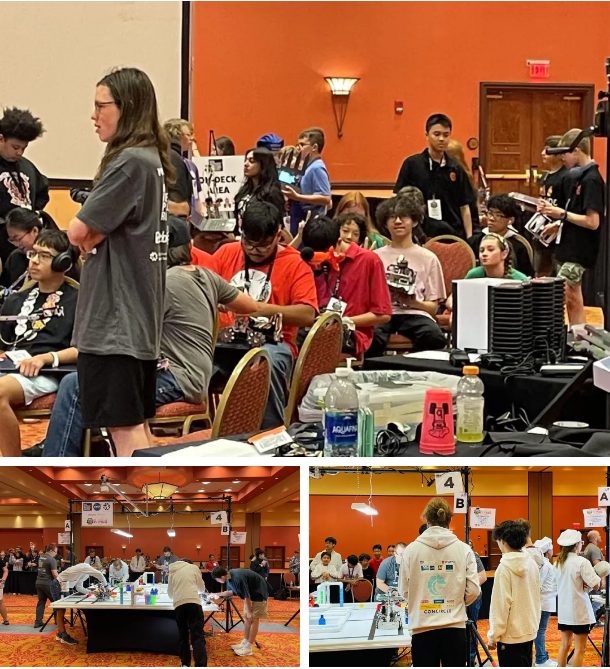 青苗參加國(guó)際機(jī)器人決賽現(xiàn)場(chǎng)