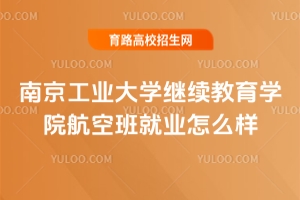 南京工業大學繼續教育學院航空班就業怎么樣？