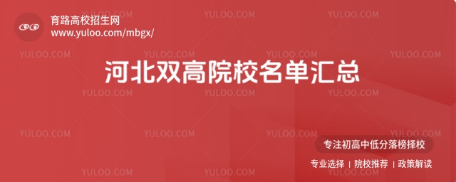 河北雙高院校名單