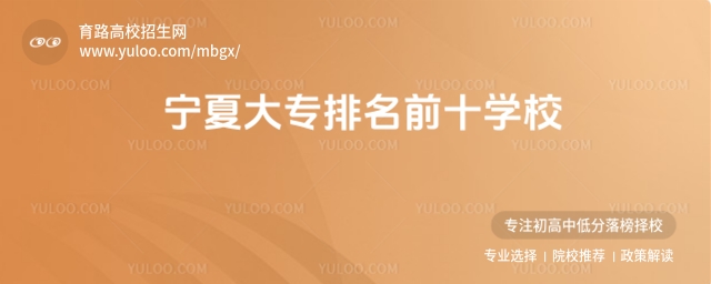 2025年寧夏大專排名前十學校