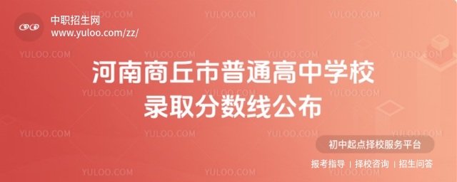2025年河南商丘市普通高中學校錄取分數線公布1.jpg
