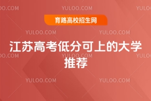 2025江蘇高考低分可以上的大學
