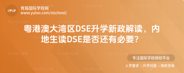 粵港澳大灣區(qū)DSE升學新政解讀,內(nèi)地生讀DSE是否還有必要