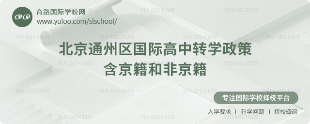 2025年北京通州區國際高中轉學政策