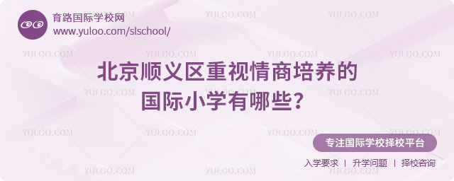 北京順義區重視情商培養的國際小學有哪些