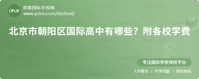2026年北京市朝陽區國際高中有哪些